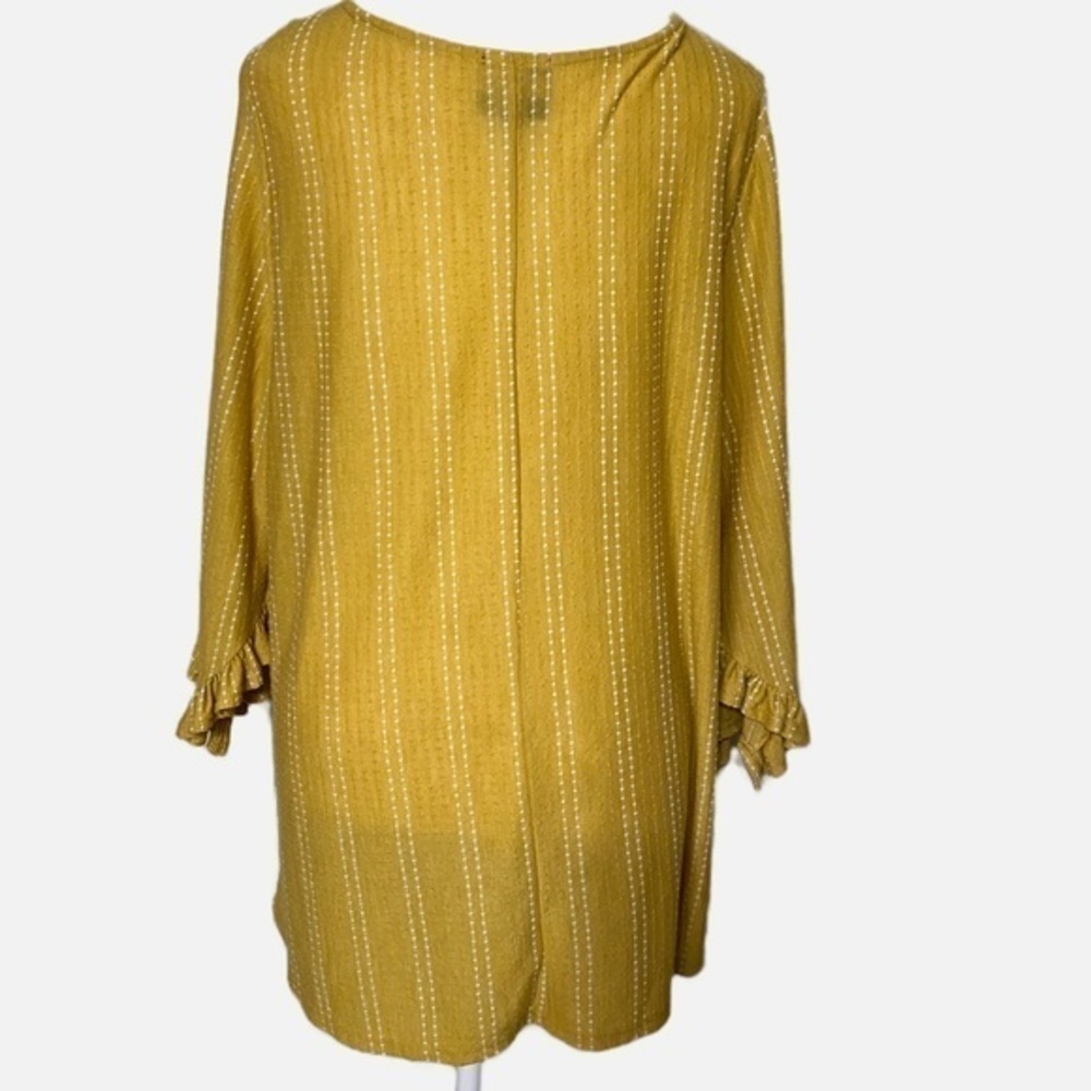 W5 ANTHROPOLOGIE dotted ruffle‎ sleeves top - Picture 2 of 10